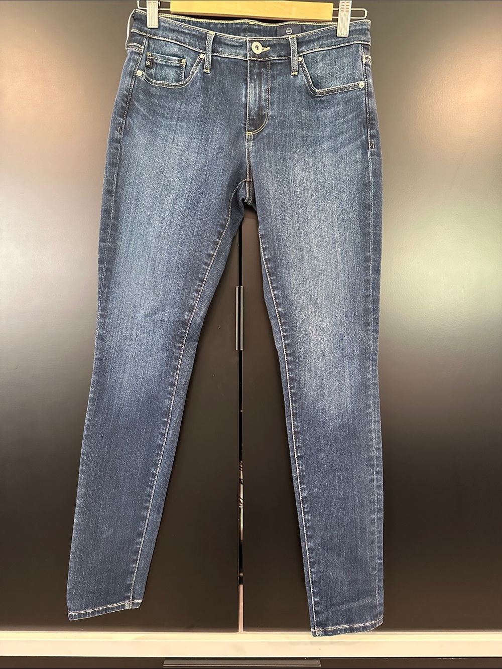 AG Adriano Goldschmied The Legging Ankle‎ Super Skinny Jeans Blue Size 26